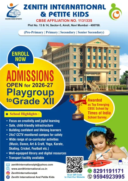 Admissions Open at Zenith International School